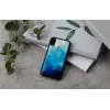 Smartphone case iKins for iPhone XR — blue lake outer, black inner