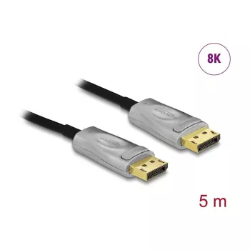 Active Optical Cable DisplayPort 1.4 DELOCK 85879 — 8K, 5 m
