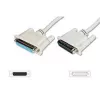 Digitus Datatransfer extension cable D-Sub25/M - D-Sub25/F