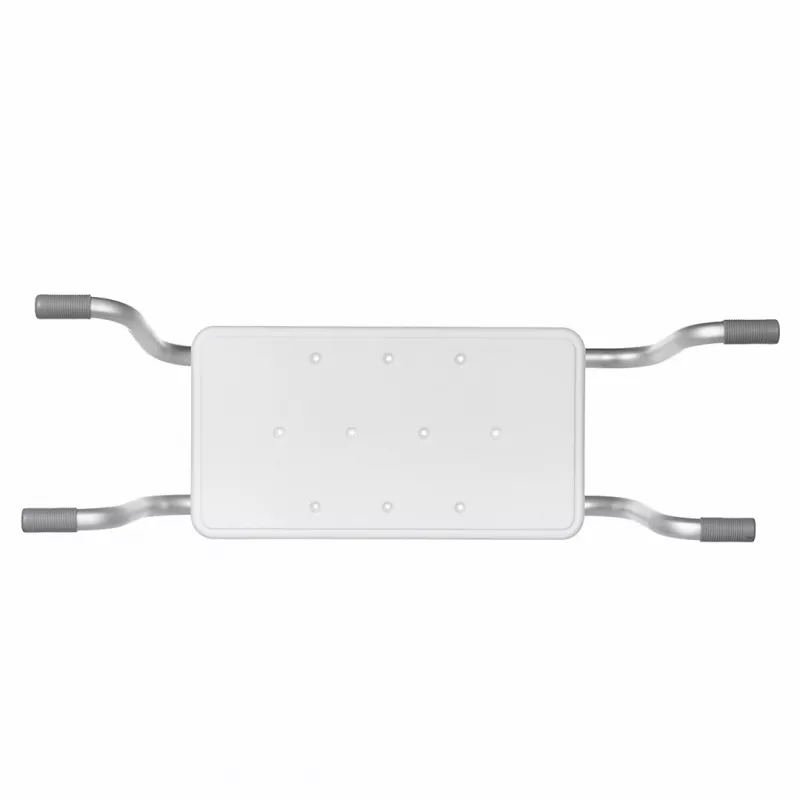 Bath bench ActionMed LW200AM recessed bathtub design, technopolymer, silver, slip-resistant, horizontal adjustment