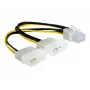 Power Cable for PCI Express Card DeLOCK 82315 0.15m