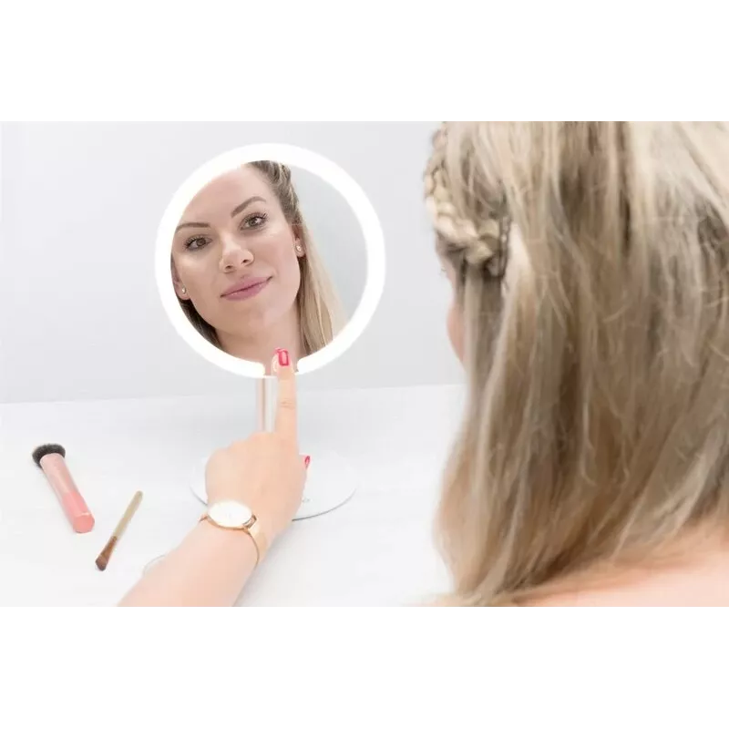 Tabletop cosmetic mirror ETA ETA135390000 with 17.8 cm glass — compact makeup mirror