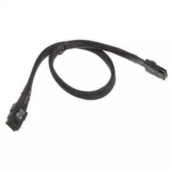 SilverStone CPS02 - SATA- / SAS-Kabel - mit Sidebands - SAS 12Gbit/s - 4-Lane - 4 x Mini SAS (SFF-8087) (W) bis 4 x Mini SAS (SFF-8087) (W) - 50cm - S