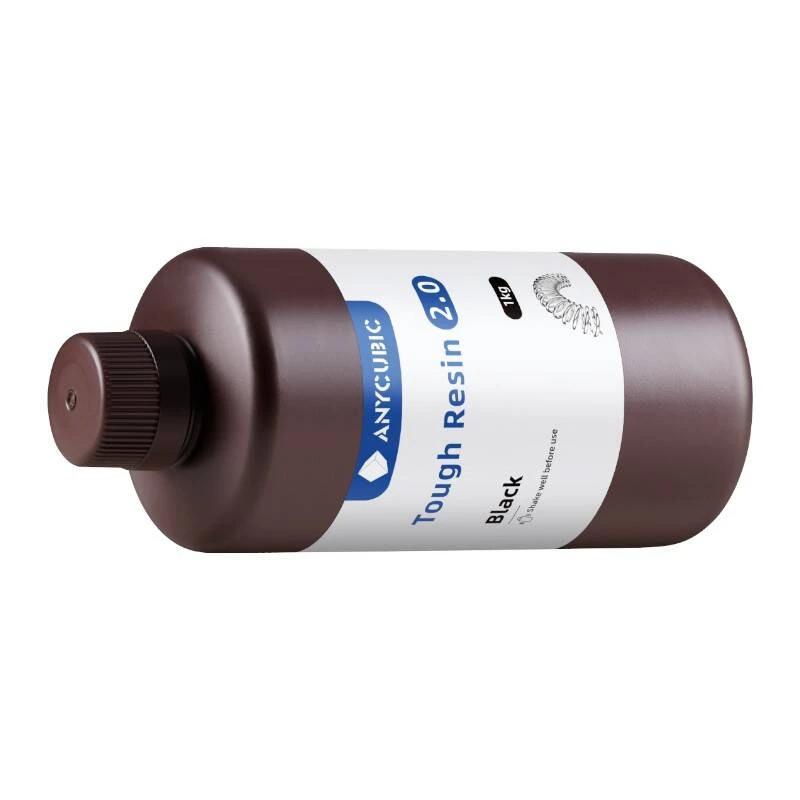 Photopolymer Resin AnyCubic Tough Resin 2.0 Black 1 kg SRX2BK-101A