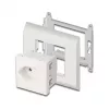 Grounded Power Socket DELOCK Easy 45 T13 Switzerland 45×45 mm, 250 V / 10 A, white