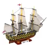 Building set Cobi HMS Victory — 2,517 pieces, detailed historic sailing ship model