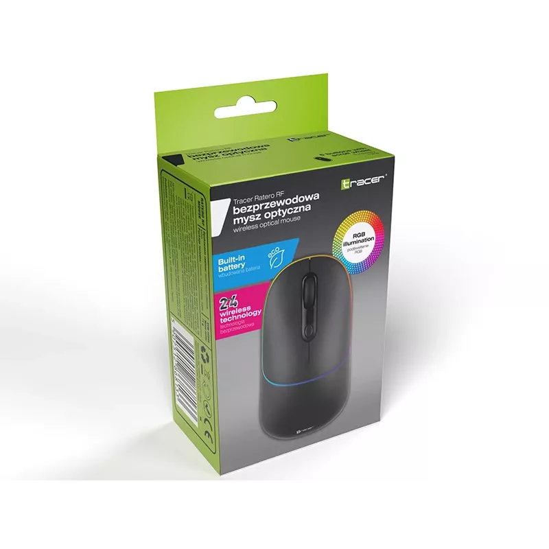 Mouse Tracer RATERO RF RF Wireless + USB Type-C