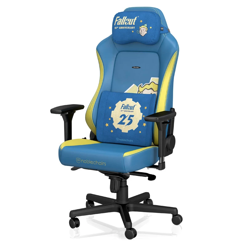 Neck pillow/Lumbar pillow noblechairs Fallout 25th Anniversary Edition Blue 2 pc(s)