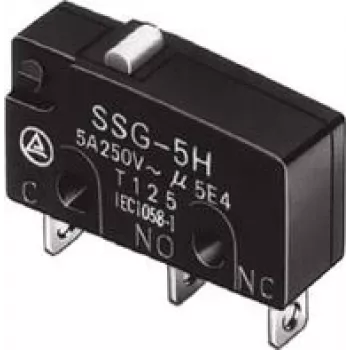 Omron SSG-5L2H microswitch 14 V/DC 5 A 1 x on/(on) 1 pc(s) Bag