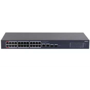 Dahua Technology CS4228-24GT-375 Managed L2 Gigabit Ethernet (10/100/1000) Power over Ethernet (PoE) Black