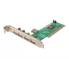 LogiLink PC0028 USB 2.0 PCI Card, 4 External + 1 Internal Port