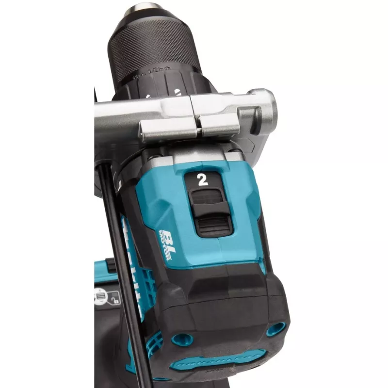 Makita HP001GD201 - Rotary Hammer/Driver - Cordless - 2 Speeds - Chuck Key 13 mm - 140 N·m - 2 Batteries, Charger Included - 40 V (HP001GD201)