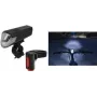 Front LED Lighting Set FISCHER TWIN 80 Lux switchable to 40 Lux and 20 Lux