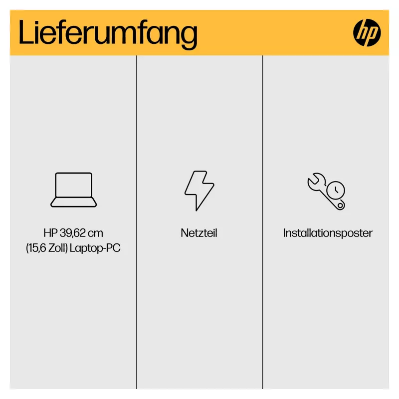 HP 15-fc0676ng 39,6cm (15,6 ) Notebook - Ryzen 7 - 16GB RAM - 1TB SSD - Silver (C94P3EA#ABD)