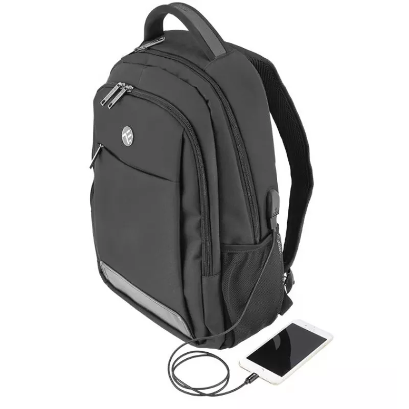 Notebook backpack Tellur Companion 15.6 inch with USB port, Black