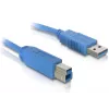 USB Cable DeLOCK 82434 1.8m USB A USB B Blue