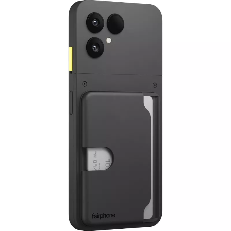 Card holder for Fairphone 6 (Horizon Black) – Fairphone F6CRDH-1ZW-WW1