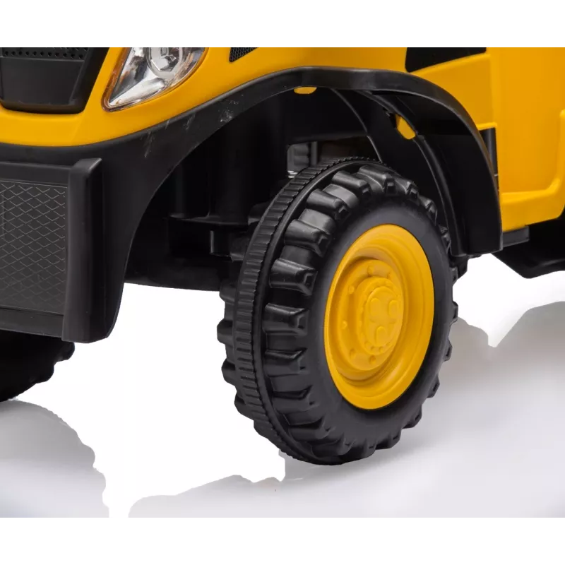 CAT vehicle Tractor with trailer yellow ride-on