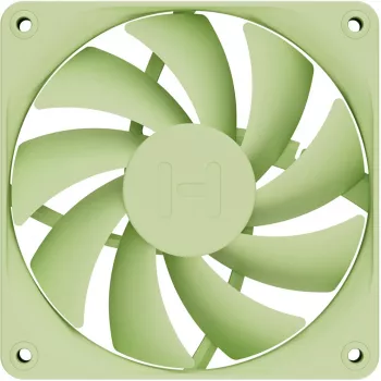 Computer cooling fan HYTE FA12-MM-4 120 mm, 1500 RPM, 72 m³/h, 1.6 mmH₂O, Fluid Dynamic Bearing, green, pack of 4