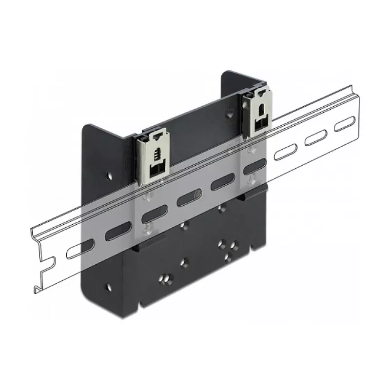 Mounting Kit DeLOCK 66292 Black ABS Synthetics