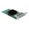 DeLOCK PCI Express x4 Card to 4 x external USB 3.0 Quad Channel - Low Profile Form Factor