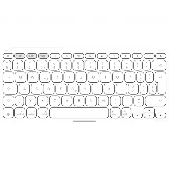Logitech KEYS-TO-GO 2 Keyboard, Wireless Integrierte Cover Plate, Bluetooth LE, DE-Layout