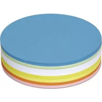 Maul Moderation Cards 6395099 Circle Ø 18,5 cm White, Yellow, Orange, Red, Green, Blue, 250St (6395099)