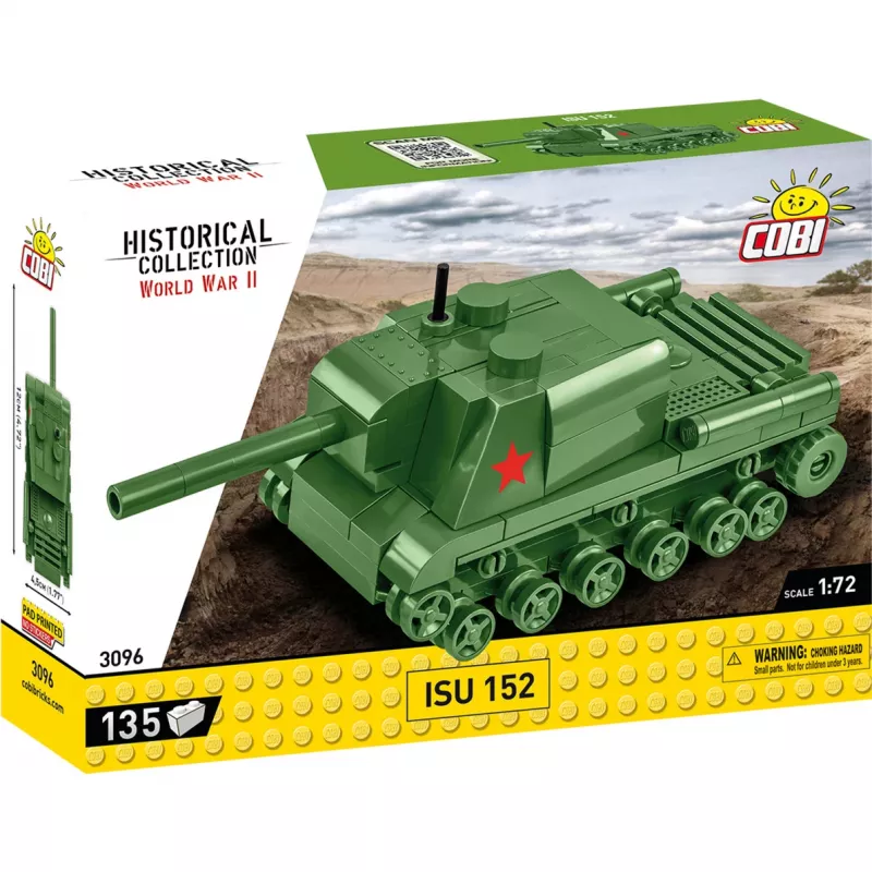 Building set Cobi ISU 152 — World War II theme, 135 pieces, green