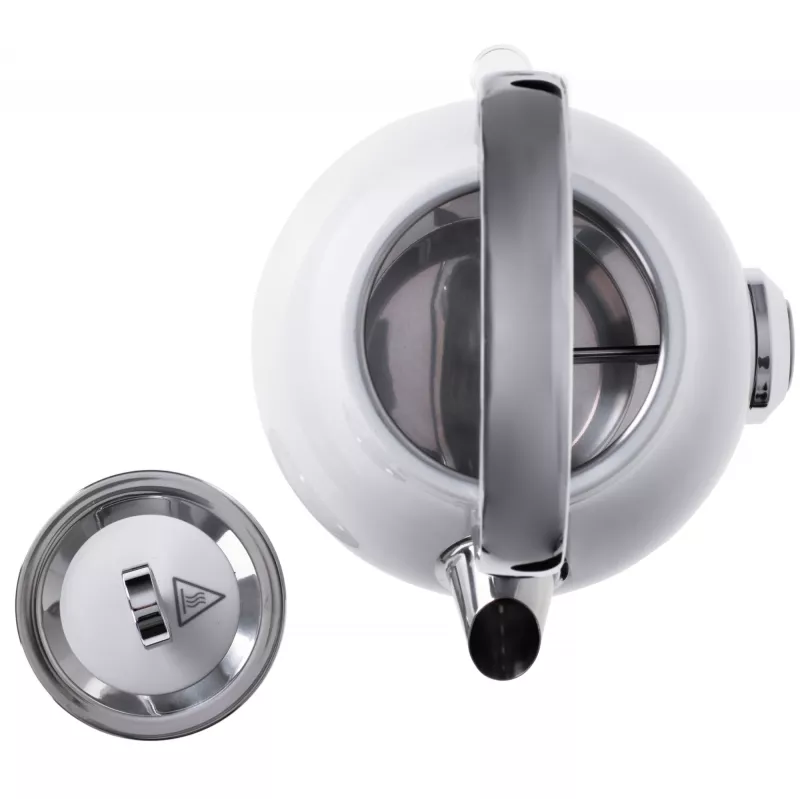 Electric kettle Adler 1.7 L 2200 W Metallic White