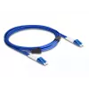 DeLOCK Fiber Optical Cable LC Duplex to LC Duplex OS2 3m
