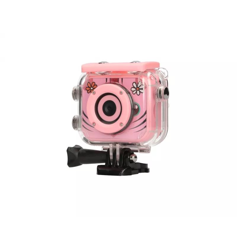 Children's digital sports camera Extralink H18 Pink - IP68, 1080p, 2 inch screen