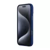 Protective Magnetic Case Nillkin LensWing for Apple iPhone 16 Pro Max — Blue, MagSafe-compatible, raised camera rim