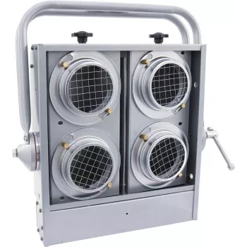 Stage PAR-36 Can Light EUROLITE Audience Blinder 4xPAR-36 silver (model 42103420)