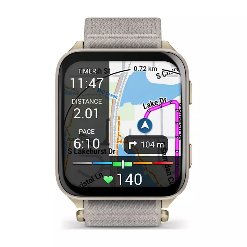 Smartwatch GARMIN Venu X1 — 5.08 cm (2 inch) AMOLED 448×486 px, Touchscreen, Wi‑Fi, GPS, Nylon band, 34 g