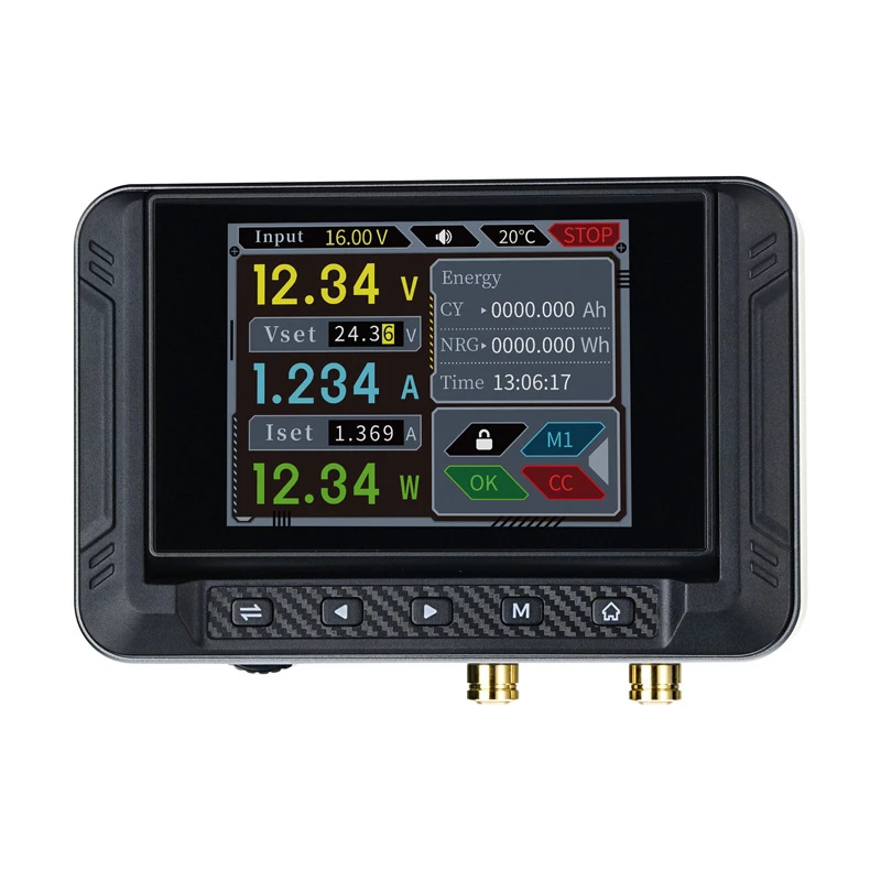 Programmable DC Power Supply Fnirsi DPS150 DC Mini, model DPS150, adjustable DC output with digital display