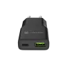 Power adapter NATEC Ribera NUC-2377 — 1×USB-A, 1×USB-C, 3 A output