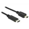 USB Cable DeLOCK 0.5m USB2.0-C Mini-B 83335