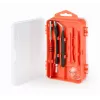 Manual screwdriver set GEMBIRD TK-SD-07 — 90-piece combination screwdrivers and bits, magnetic tips, red carrying case