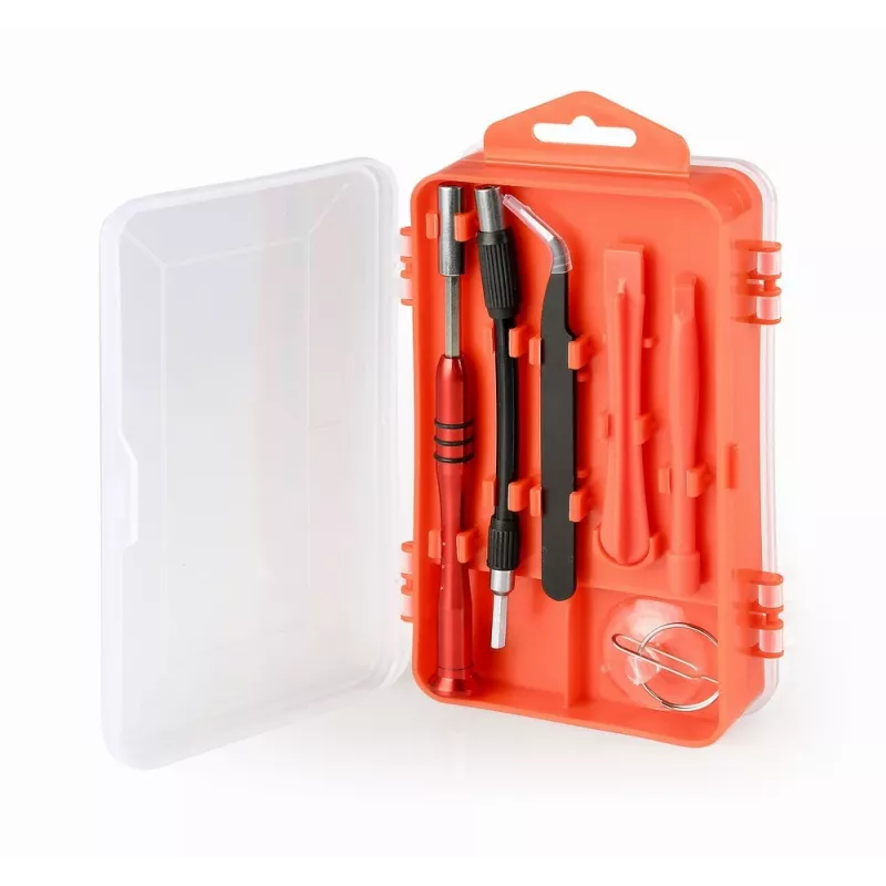 Manual screwdriver set GEMBIRD TK-SD-07 — 90-piece combination screwdrivers and bits, magnetic tips, red carrying case