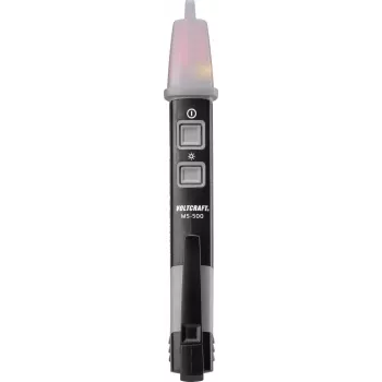 VOLTCRAFT MS-500 Non-Contact Voltage Tester CAT IV 1000 V LED, Acoustic (1601757)