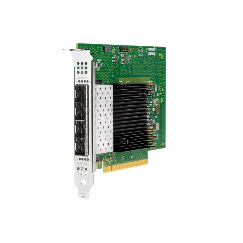 Hewlett Packard Enterprise Intel E810-XXVDA4 - Network Adapter - PCIe 4,0 x16 - 25 Gigabit SFP28 x 4 - for Edgeline e920, ProLiant DL20 Gen10, DL325 Gen10, DL345 Gen10, DL360 Gen10