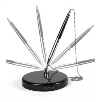 Pen Table-Pen Forpus 0.7mm,Black, with Chain 1207-009