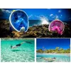 Full-Face Snorkeling Mask Free Breath M2068G S/M — Pink, Anti-Fog, Panoramic View