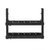 Desk cable organizer MACLEAN MC-102 — 2-level under-desk tray, max load 5 kg, max length 728 mm, black