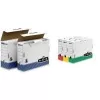 Fellowes Archive Box R-Kive PRIMA, White-Blue (B)80 mm made from 100% recycled carton, 100% recyclable (0026401)