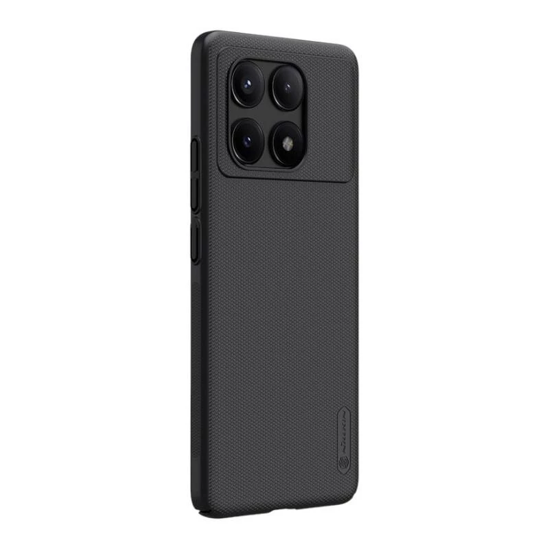 Protective phone case Nillkin Super Frosted Shield Pro for Xiaomi Redmi K70E / Poco X6 Pro 5G — black, hard matte anti-slip