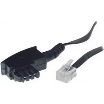 S/CONN 10m TAE-F – RJ 11 Black Transparent ShiverPeaks