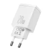 Wall charger Baseus Compact 1x USB-A + 1x USB-C 3A, compact travel adapter