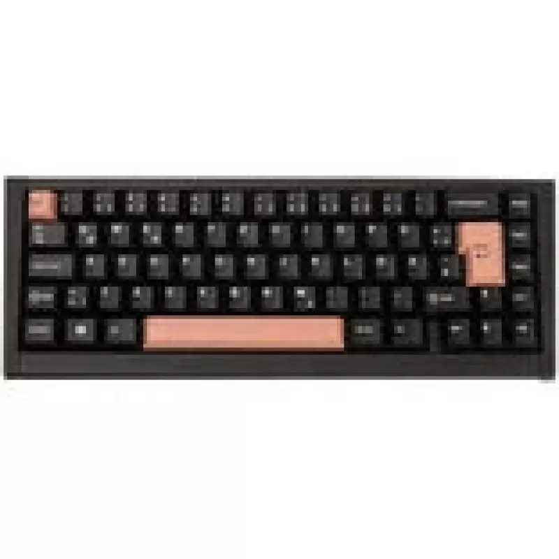 GMK Additional Kit ABS keycaps, double-shot, expansion set for ISO & ANSI, pastel pink