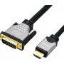 ROLINE 11.04.5876 Video Cable-Adapter 1,5 m HDMI Type A (Standard) DVI-D Black - Silver (11.04.5876)